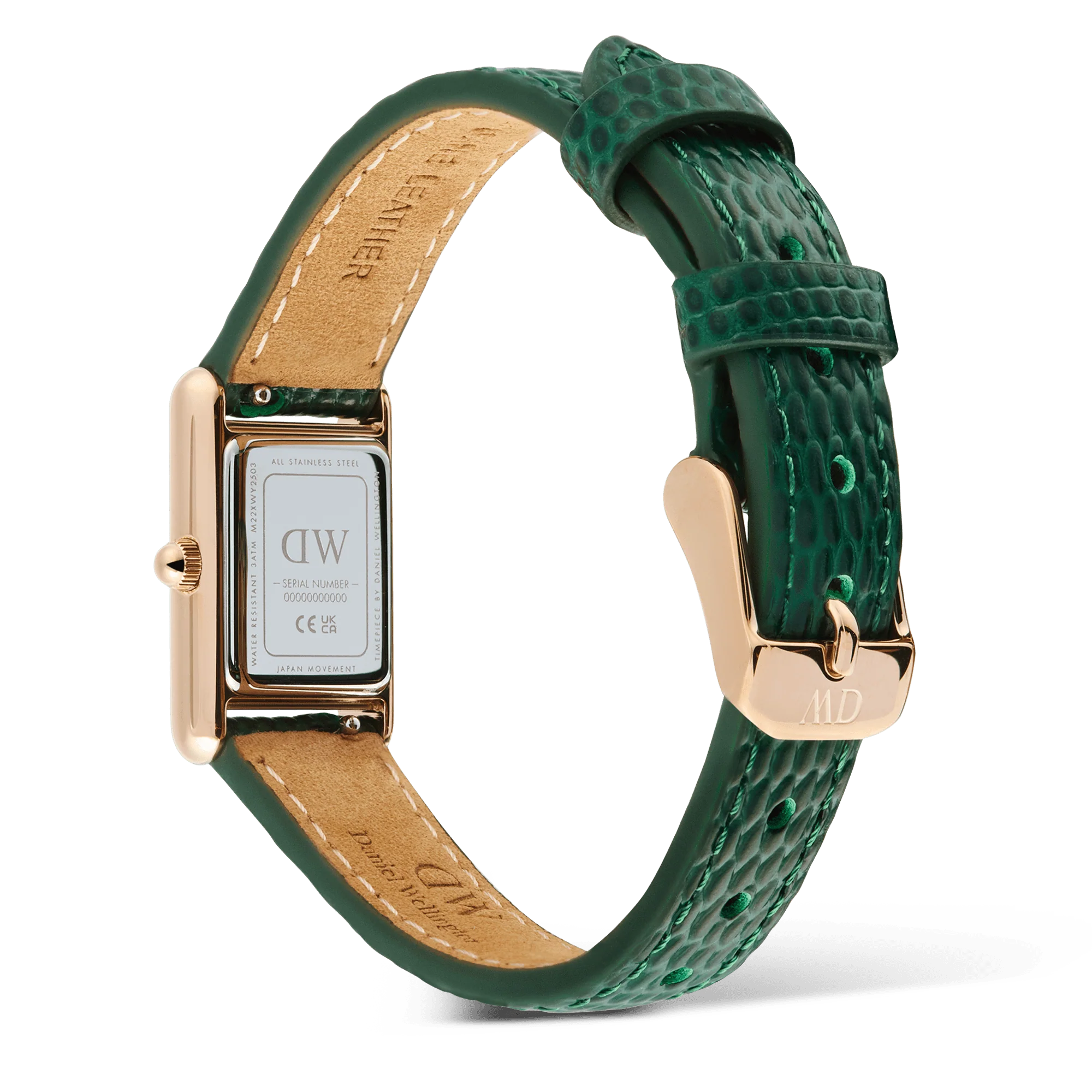 Bound Mini Green Lizard Rose Gold - Image 6