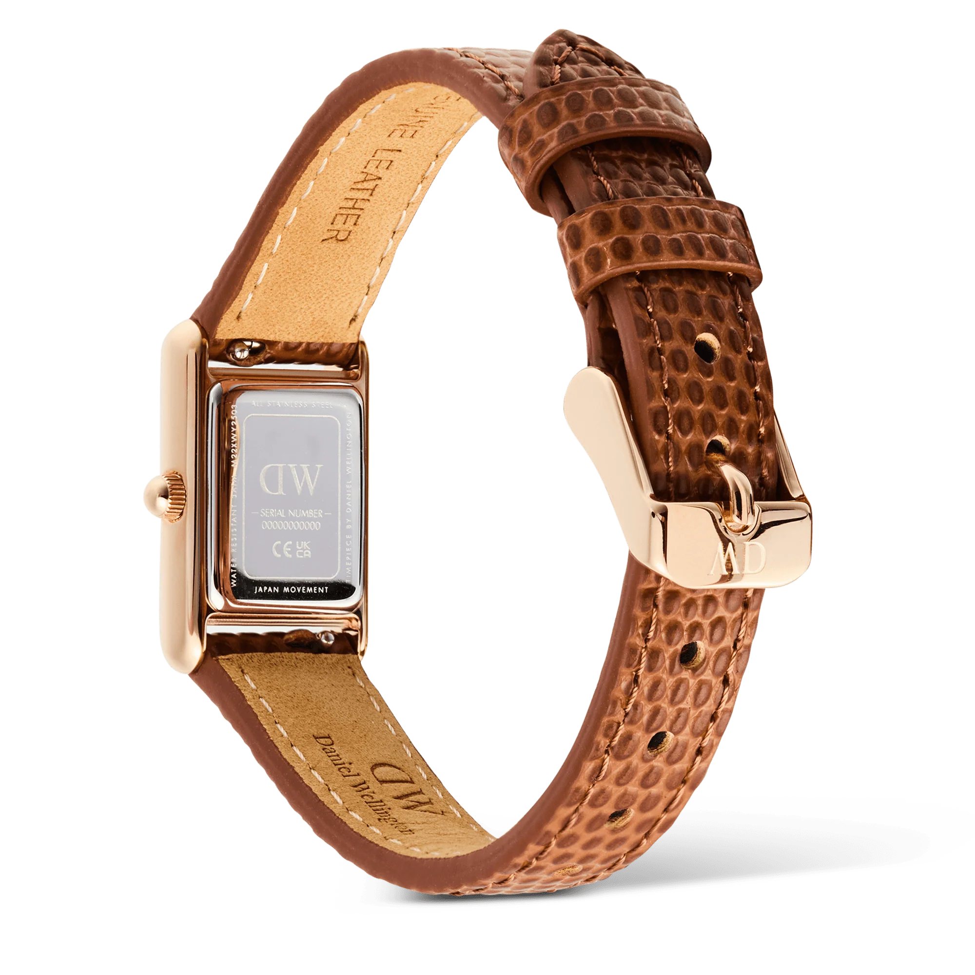 Bound Mini Light Brown Lizard Rose Gold - Image 5